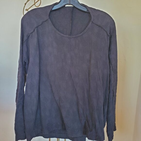 Black Crane Jacquard Top. Women's XS. Black. - Picture 1 of 5